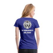 Gildan Ultra Cotton Ladies Adult T-Shirt ( SCE - WARRIORS HEART - T-SHIRT ) - royal blue