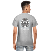 Gildan Ultra Cotton Adult T-Shirt ( T-TRIS THE GEMINI - SCE - WARRIOR - T-SHIRT ) - heather gray