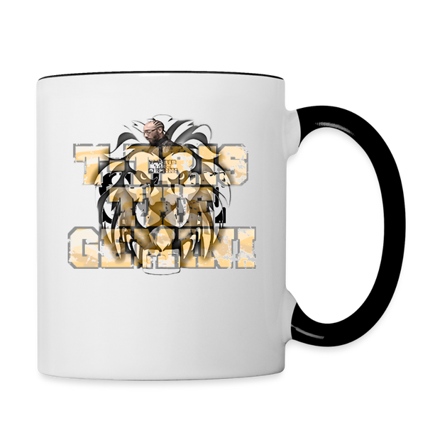 BestSub Contrast Coffee Mug ( T-TRIS THE GEMINI - LAWLESS ALBUM - SCE - WARRIOR - COFFEE MUG ) - white/black
