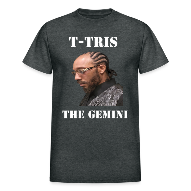 Gildan Ultra Cotton Adult T-Shirt ( T-TRIS THE GEMINI - SCE - WARRIOR - T-SHIRT ) - deep heather