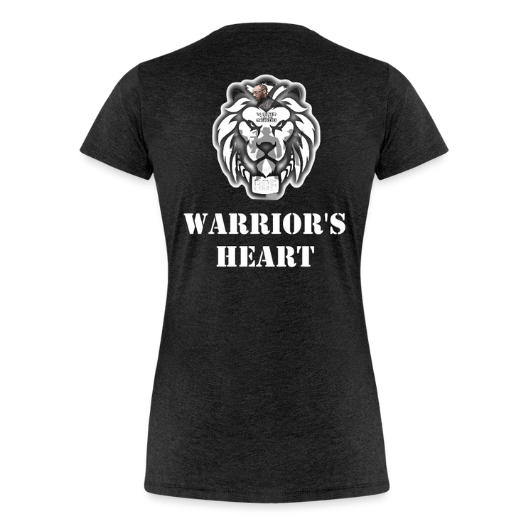 Gildan Ultra Cotton Ladies Adult T-Shirt ( SCE - WARRIORS HEART - T-SHIRT ) - charcoal grey