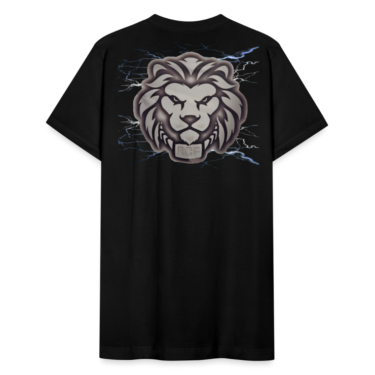 Unisex Jersey T-Shirt by Bella + Canvas ( SCE - T-TRIS THE GEMINI - NEVER SURRENDER - T-SHIRT ) - black
