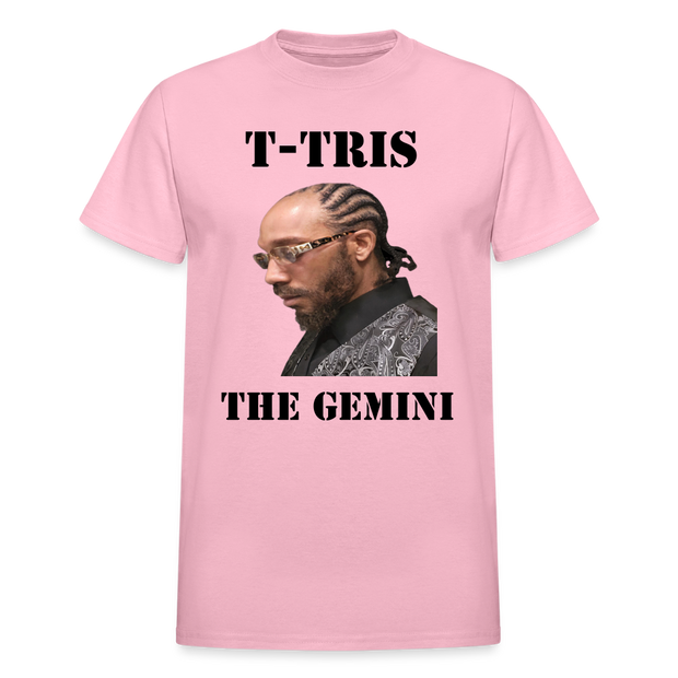 Gildan Ultra Cotton Adult T-Shirt ( T-TRIS THE GEMINI - SCE - WARRIOR - T-SHIRT ) - light pink