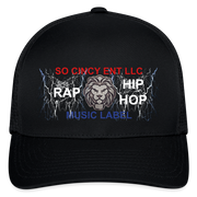 Flexfit  Melange Baseball Cap ( SCE - RAP/HIP-HOP - MUSIC LABEL - PATRIOT - FLEXFIT BASEBALL CAP ) - black
