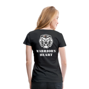 Gildan Ultra Cotton Ladies Adult T-Shirt ( SCE - WARRIORS HEART - T-SHIRT ) - black