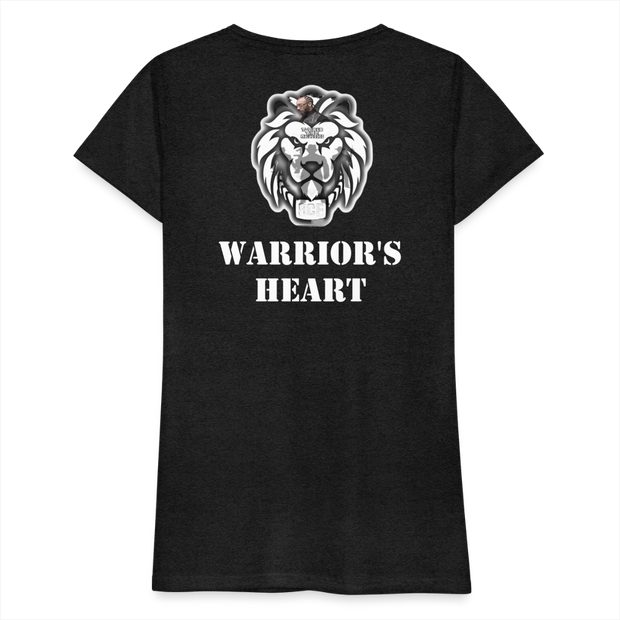 Gildan Ultra Cotton Ladies Adult T-Shirt ( SCE - WARRIORS HEART - T-SHIRT ) - charcoal grey