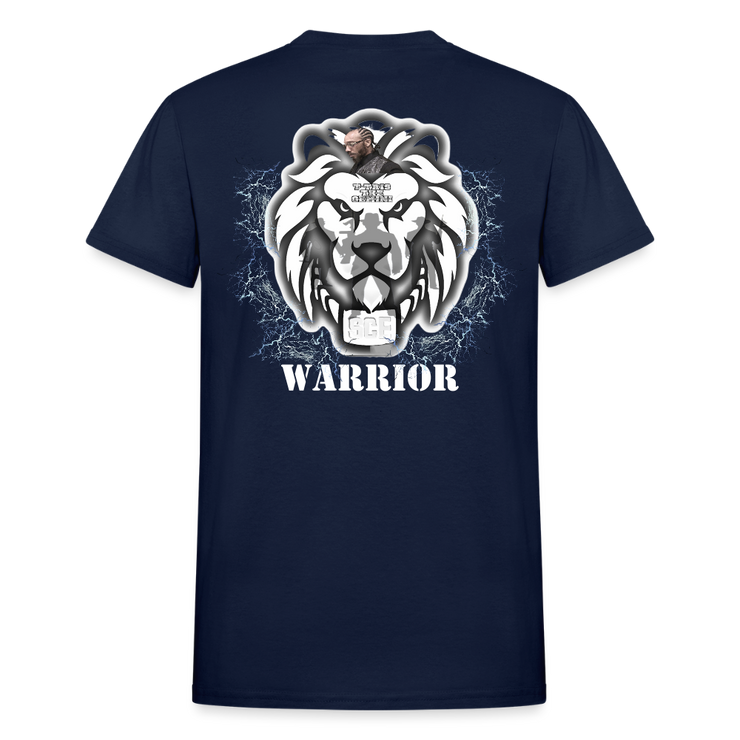 Gildan Ultra Cotton Adult T-Shirt ( T-TRIS THE GEMINI - SCE - WARRIOR - T-SHIRT ) - navy