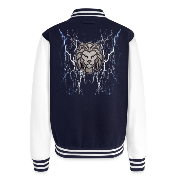 ADW is Just Hoods - SCE - VARSITY JACKET - navy/white