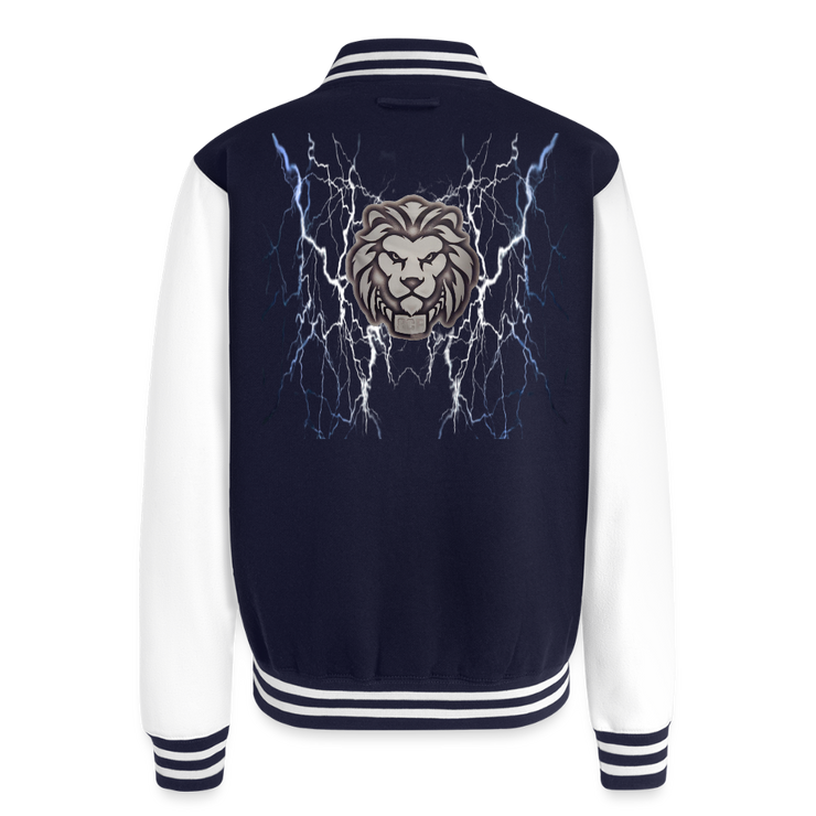 ADW is Just Hoods - SCE - VARSITY JACKET - navy/white