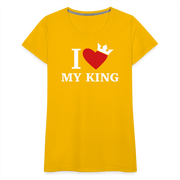 Gildan Ultra Cotton Ladies Adult T-Shirt ( SCE - WARRIORS HEART - T-SHIRT ) - sun yellow