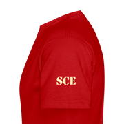 Gildan Ultra Cotton Adult T-Shirt ( T-TRIS THE GEMINI - SCE - LAWLESS - T-SHIRT ) - red