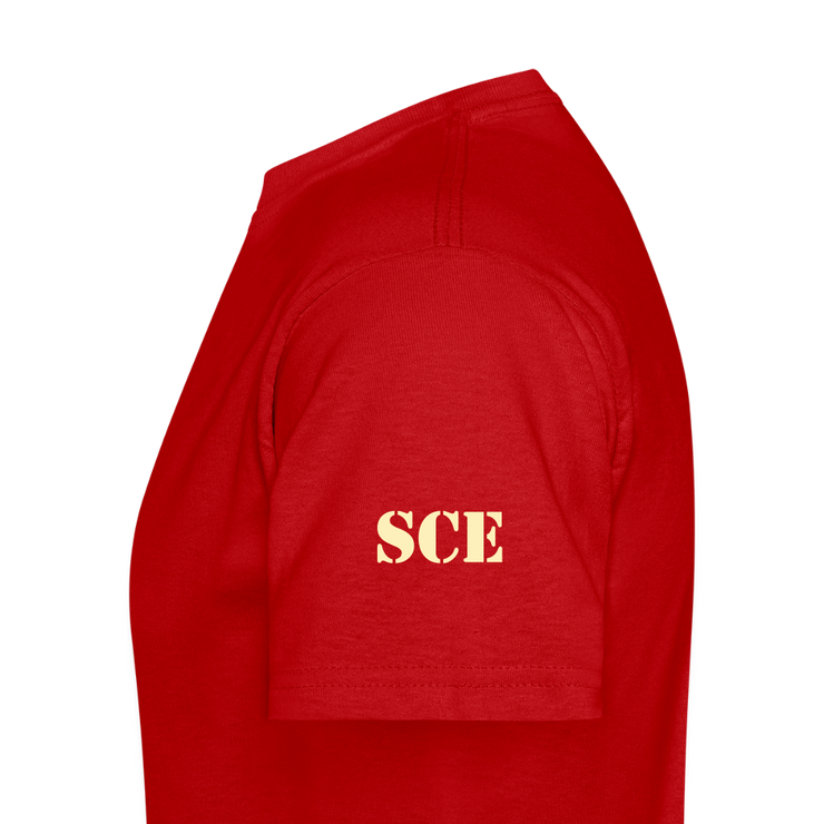 Gildan Ultra Cotton Adult T-Shirt ( T-TRIS THE GEMINI - SCE - LAWLESS - T-SHIRT ) - red