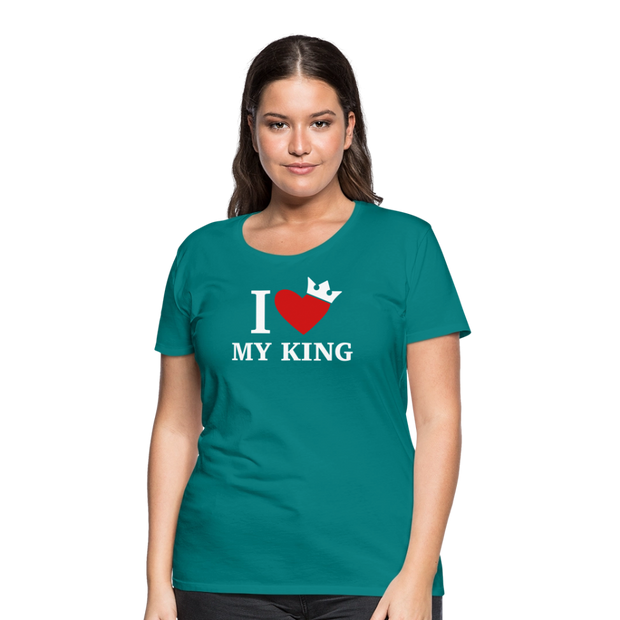 Gildan Ultra Cotton Ladies Adult T-Shirt ( SCE - WARRIORS HEART - T-SHIRT ) - teal