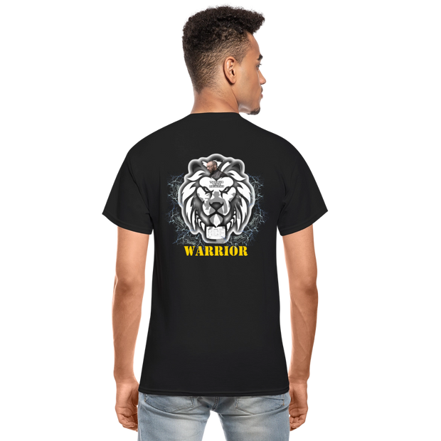 Gildan Ultra Cotton Adult T-Shirt ( T-TRIS THE GEMINI - WE KINGS - SCE - WARRIOR - T-SHIRT ) - black