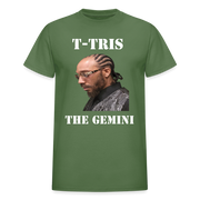 Gildan Ultra Cotton Adult T-Shirt ( T-TRIS THE GEMINI - SCE - WARRIOR - T-SHIRT ) - military green