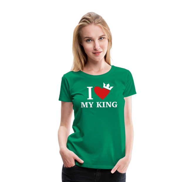 Gildan Ultra Cotton Ladies Adult T-Shirt ( SCE - WARRIORS HEART - T-SHIRT ) - kelly green