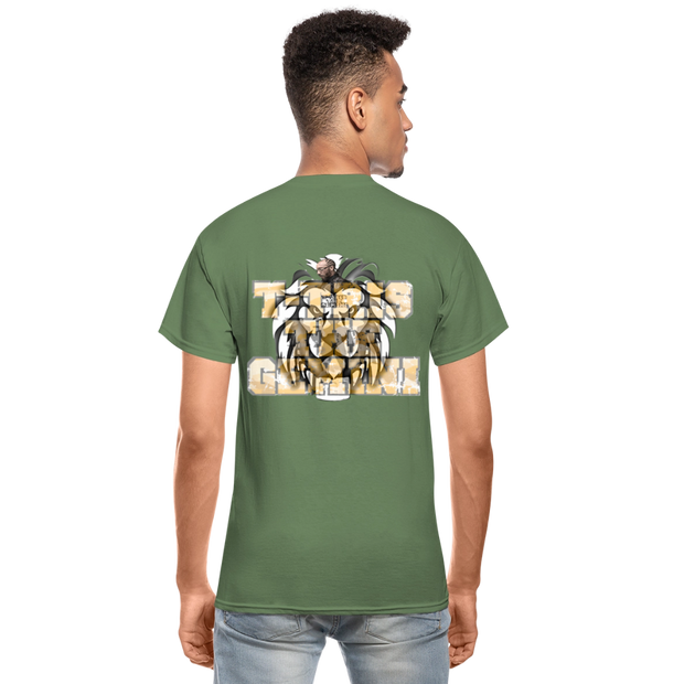 Gildan Ultra Cotton Adult T-Shirt ( T-TRIS THE GEMINI - SCE - LAWLESS - T-SHIRT ) - military green