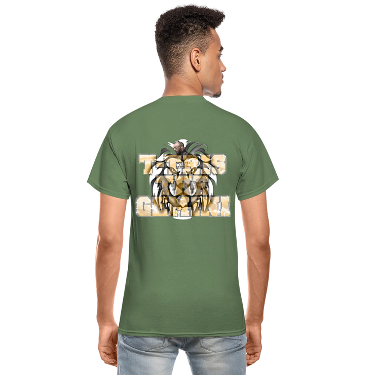 Gildan Ultra Cotton Adult T-Shirt ( T-TRIS THE GEMINI - SCE - LAWLESS - T-SHIRT ) - military green