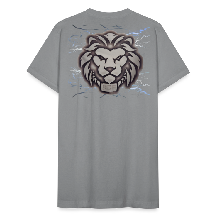 Unisex Jersey T-Shirt by Bella + Canvas ( SCE - T-TRIS THE GEMINI - NEVER SURRENDER - T-SHIRT ) - slate
