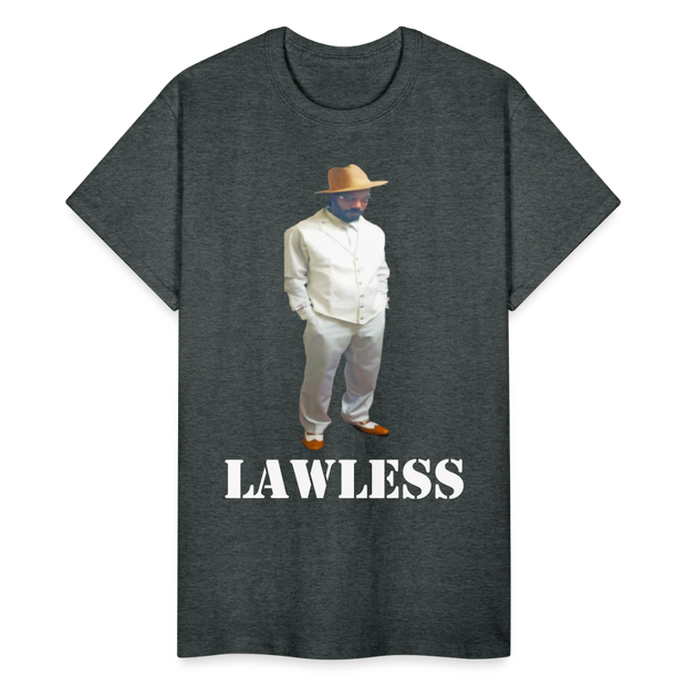Gildan Ultra Cotton Adult T-Shirt ( T-TRIS THE GEMINI - SCE - LAWLESS - T-SHIRT ) - deep heather