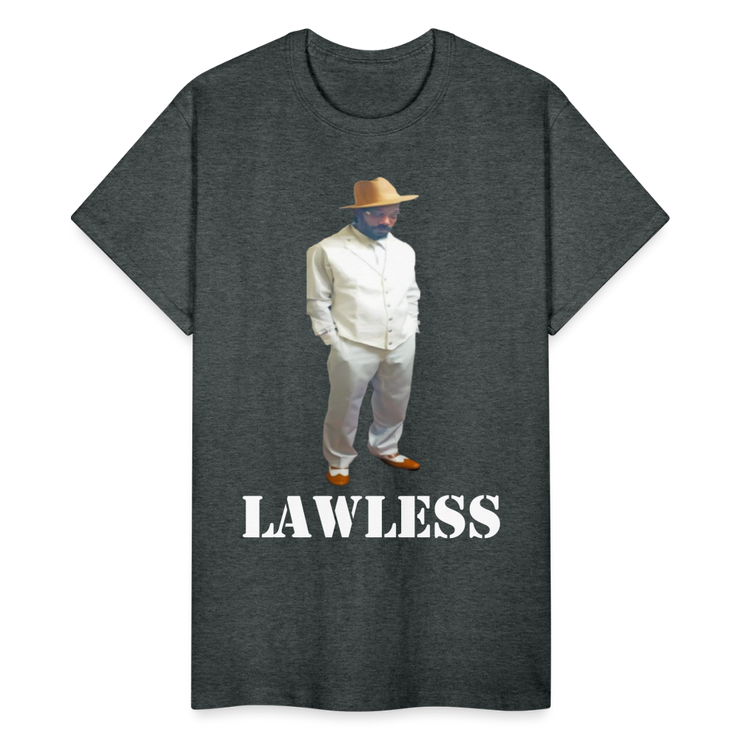 Gildan Ultra Cotton Adult T-Shirt ( T-TRIS THE GEMINI - SCE - LAWLESS - T-SHIRT ) - deep heather