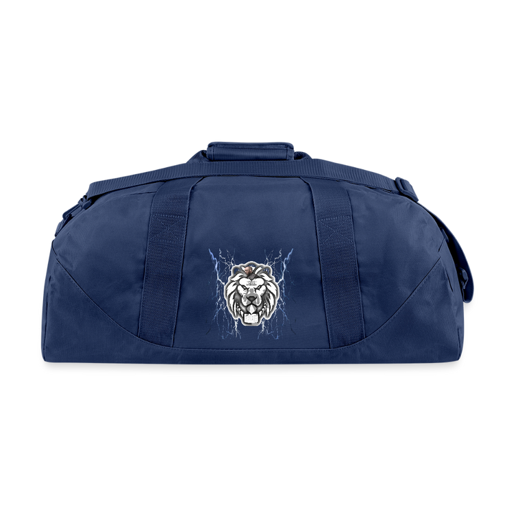 RECYCLED DUFFLE BAG ( SCE - RAP/HIP-HOP - MUSIC LABEL - PATRIOT - DUFFLE BAG - navy
