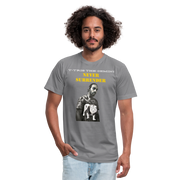 Unisex Jersey T-Shirt by Bella + Canvas ( SCE - T-TRIS THE GEMINI - NEVER SURRENDER - T-SHIRT ) - slate
