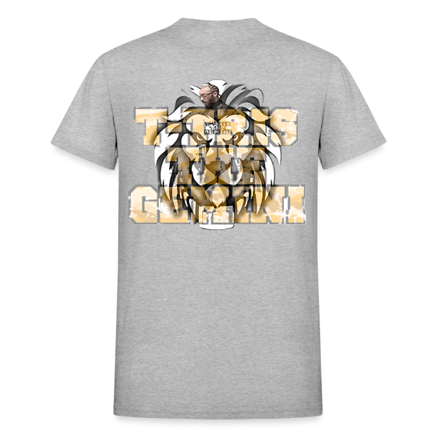 Gildan Ultra Cotton Adult T-Shirt ( T-TRIS THE GEMINI - LAWLESS ALBUM - SCE - WARRIOR - T-SHIRT ) - heather gray