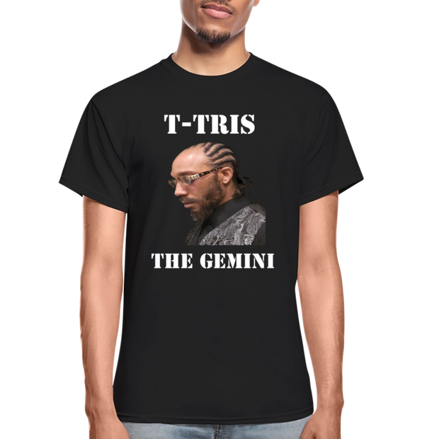 Gildan Ultra Cotton Adult T-Shirt ( T-TRIS THE GEMINI - SCE - WARRIOR - T-SHIRT ) - black