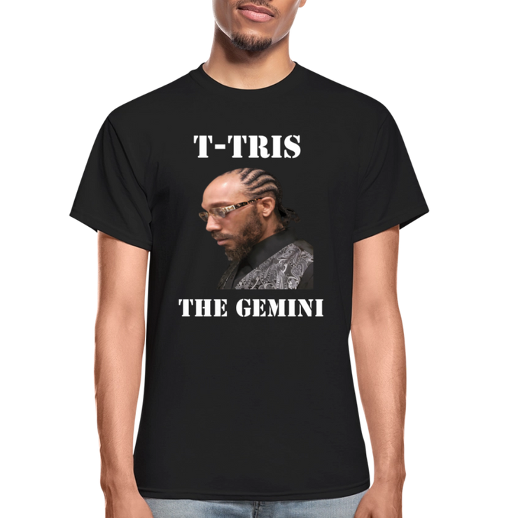 Gildan Ultra Cotton Adult T-Shirt ( T-TRIS THE GEMINI - SCE - WARRIOR - T-SHIRT ) - black