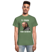 Gildan Ultra Cotton Adult T-Shirt ( T-TRIS THE GEMINI - SCE  - T-SHIRT ) - military green