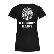 Gildan Ultra Cotton Ladies Adult T-Shirt ( SCE - WARRIORS HEART - T-SHIRT ) - black