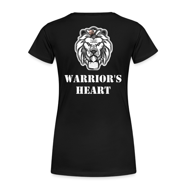 Gildan Ultra Cotton Ladies Adult T-Shirt ( SCE - WARRIORS HEART - T-SHIRT ) - black