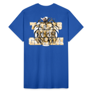 Gildan Ultra Cotton Adult T-Shirt ( T-TRIS THE GEMINI - LAWLESS ALBUM - SCE - WARRIOR - T-SHIRT ) - royal blue