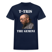 Gildan Ultra Cotton Adult T-Shirt ( T-TRIS THE GEMINI - SCE  - T-SHIRT ) - navy