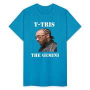 Gildan Ultra Cotton Adult T-Shirt ( T-TRIS THE GEMINI - SCE  - T-SHIRT ) - turquoise
