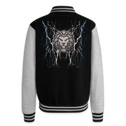 ADW is Just Hoods - SCE - VARSITY JACKET - black/heather grey