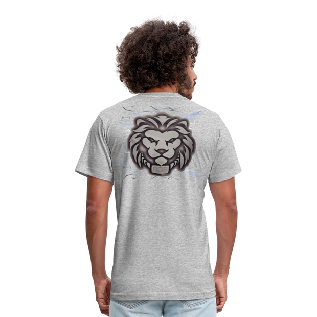 Unisex Jersey T-Shirt by Bella + Canvas ( SCE - T-TRIS THE GEMINI - NEVER SURRENDER - T-SHIRT ) - heather gray