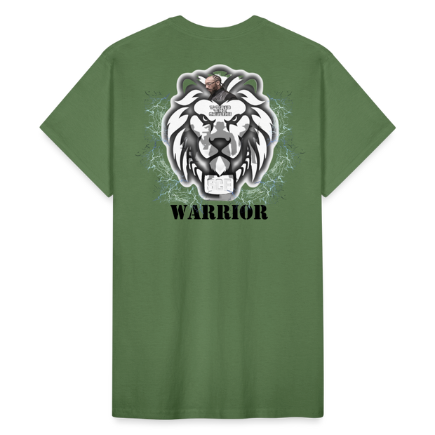 Gildan Ultra Cotton Adult T-Shirt ( T-TRIS THE GEMINI - SCE - WARRIOR - T-SHIRT ) - military green