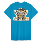 Gildan Ultra Cotton Adult T-Shirt ( T-TRIS THE GEMINI - LAWLESS ALBUM - SCE - WARRIOR - T-SHIRT ) - turquoise