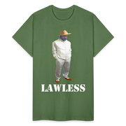 Gildan Ultra Cotton Adult T-Shirt ( T-TRIS THE GEMINI - SCE - LAWLESS - T-SHIRT ) - military green
