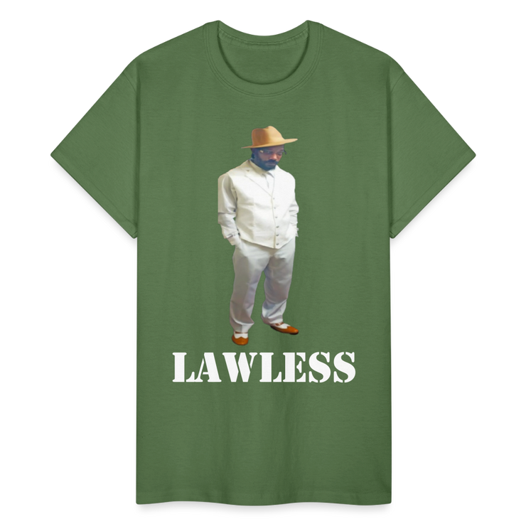 Gildan Ultra Cotton Adult T-Shirt ( T-TRIS THE GEMINI - SCE - LAWLESS - T-SHIRT ) - military green