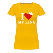 Gildan Ultra Cotton Ladies Adult T-Shirt ( SCE - WARRIORS HEART - T-SHIRT ) - sun yellow
