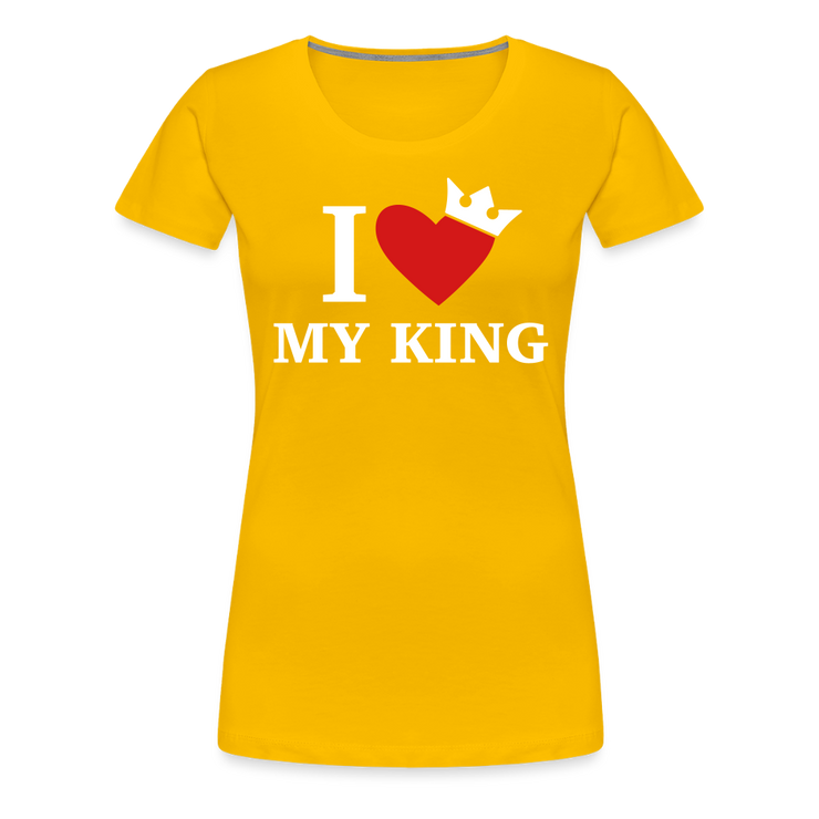 Gildan Ultra Cotton Ladies Adult T-Shirt ( SCE - WARRIORS HEART - T-SHIRT ) - sun yellow