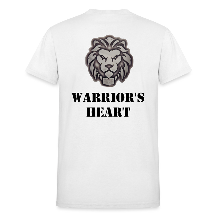 Gildan Ultra Cotton Ladies Adult T-Shirt ( SCE - WARRIORS HEART - T-SHIRT ) - white