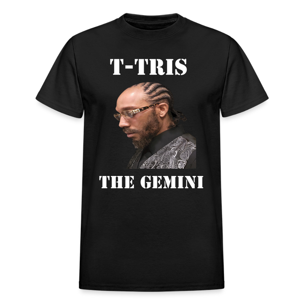 Gildan Ultra Cotton Adult T-Shirt ( T-TRIS THE GEMINI - SCE  - T-SHIRT ) - black