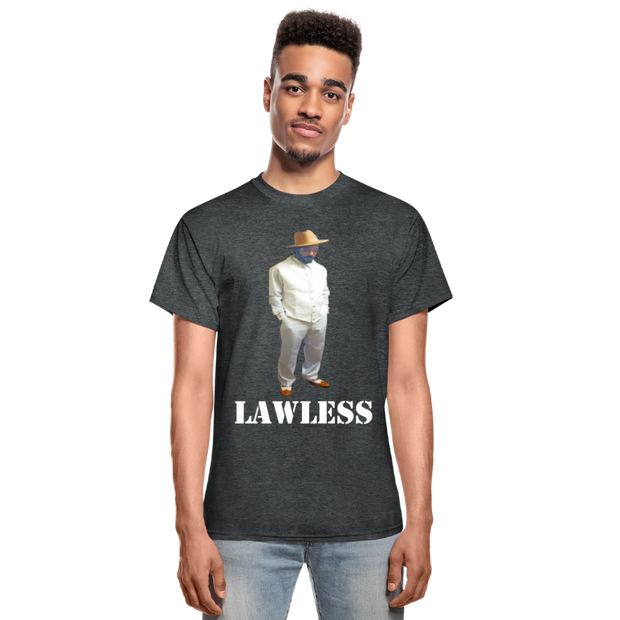 Gildan Ultra Cotton Adult T-Shirt ( T-TRIS THE GEMINI - SCE - LAWLESS - T-SHIRT ) - deep heather