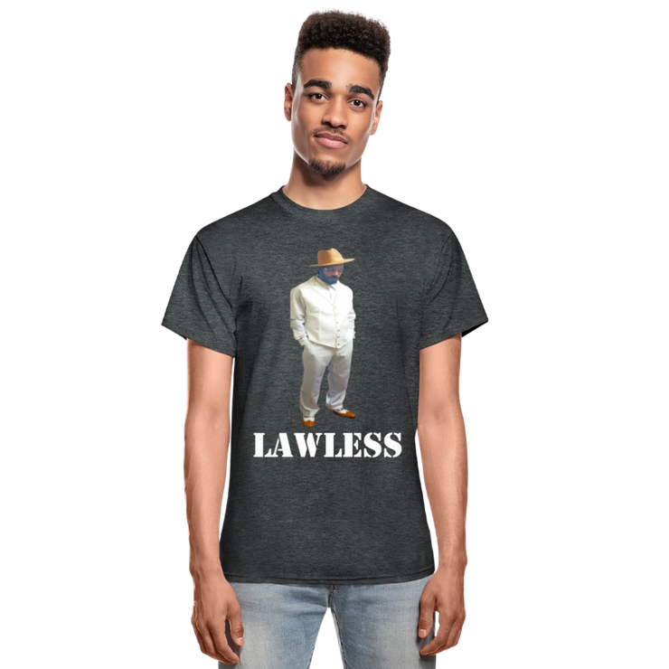 Gildan Ultra Cotton Adult T-Shirt ( T-TRIS THE GEMINI - SCE - LAWLESS - T-SHIRT ) - deep heather