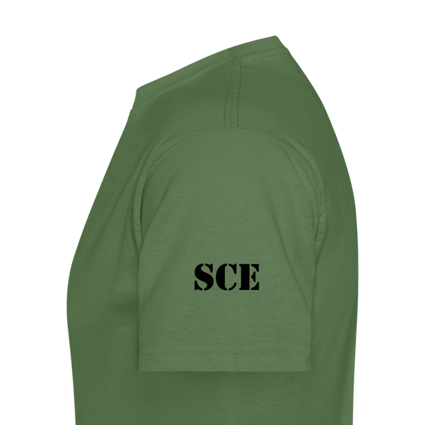 Gildan Ultra Cotton Adult T-Shirt ( T-TRIS THE GEMINI - LAWLESS ALBUM - SCE - WARRIOR - T-SHIRT ) - military green