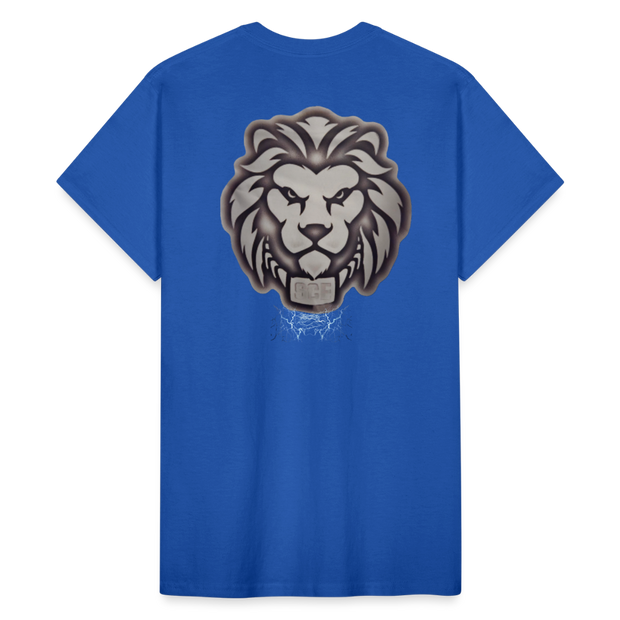 Gildan Ultra Cotton Adult T-Shirt ( T-TRIS THE GEMINI - SCE  - T-SHIRT ) - royal blue